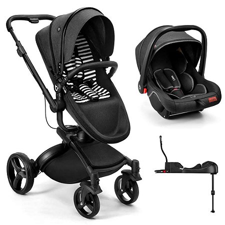Carrinho de Passeio Candy X com Bebê Conforto e Base Isofix