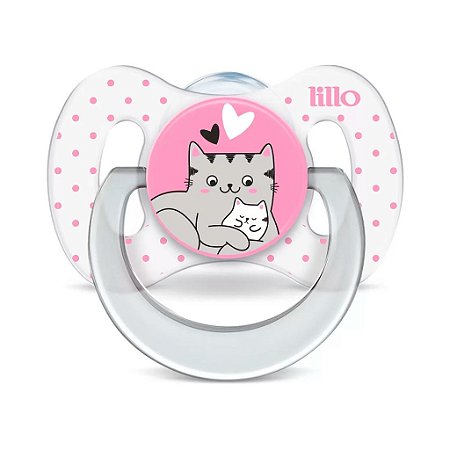 Chupeta Funny Silicone (0 a 6 meses) Gatinho — Lillo