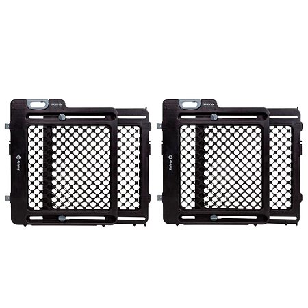 Kit 2 Grades de Porta Stop Gate Black - Safety 1st
