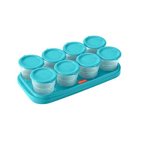 Potes Para Congelar Papinha Na Bandeja Azul - Fisher Price