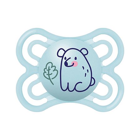 Chupeta Perfect Urso Azul (0-6 Meses) - MAM