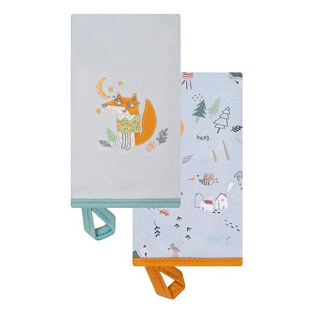 Kit 2 Babinhas Escandinavo Cinza Lunar - Hug
