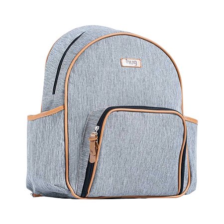 Mochila Maternidade York Cinza - Hug