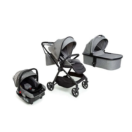Travel System Magnific 5 em 1 Grey Denim - Safety 1st