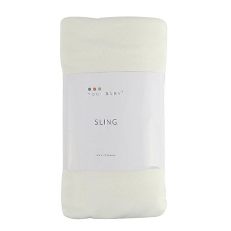 Canguru de Pano Sling Branco Cupuaçu - Yogi Baby
