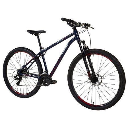 Bicicleta Vulcan HDS Aro 29 Azul Freios Logan HDM500 - Caloi