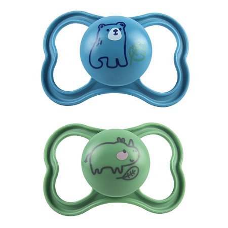Chupeta Air Urso e Rinoceronte (16+m) - MAM