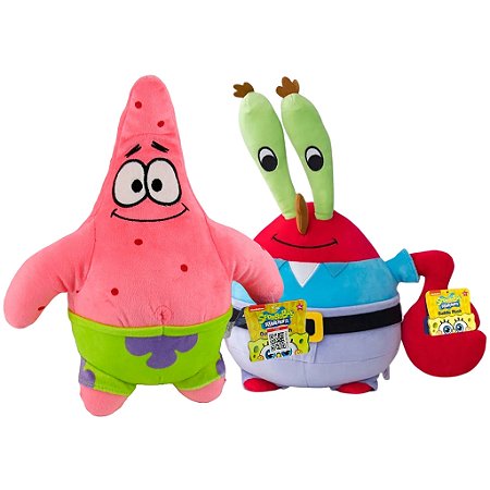 Kit Pelúcia Patrick Estrela e Seu Sirigueijo - Multikids