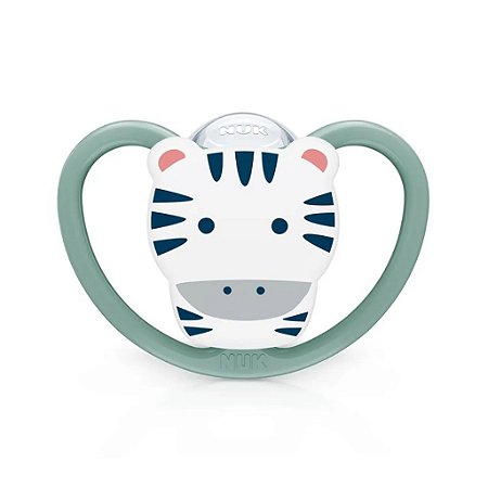 Chupeta Space Silicone Zebra (18+) - Nuk