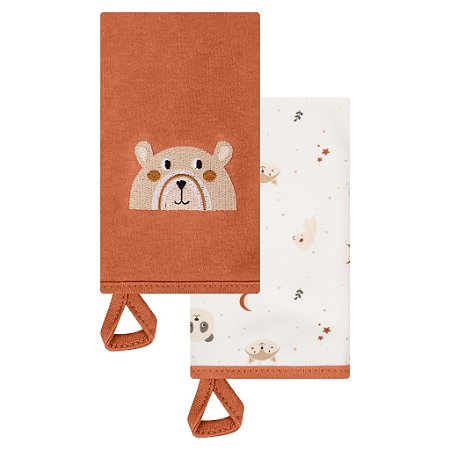 Kit 2 Babinhas Minimalista Terracota - Hug