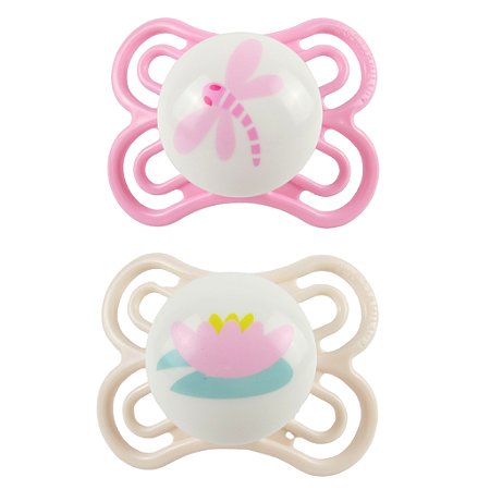 Chupeta Dupla Perfect (0-6M) Libélula E Flor - Mam