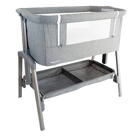 Berço Co-Leito Colin Cinza - Galzerano