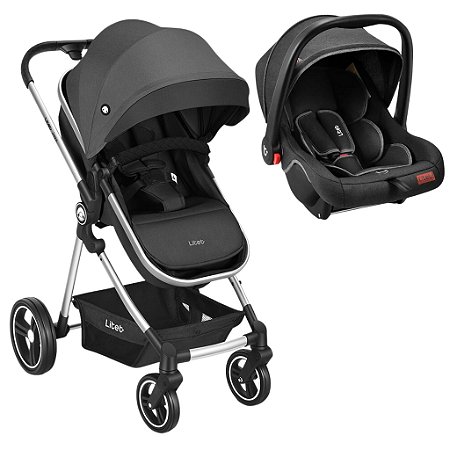 Carrinho de Bebê Moisés Jazz e Bebê Conforto - Litet