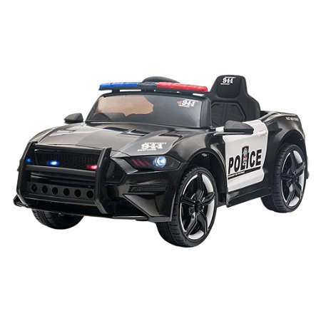 Carrinho De Polícia Elétrico 12V - Shiny Toys