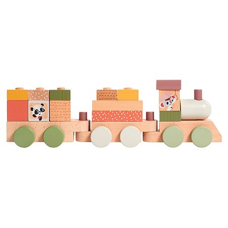 Trenzinho de Madeira Infantil Tiny Love Boho Chic