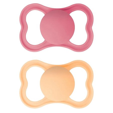Chupeta Mam Supreme (16+M) Embalagem Dupla Rosa E Bege