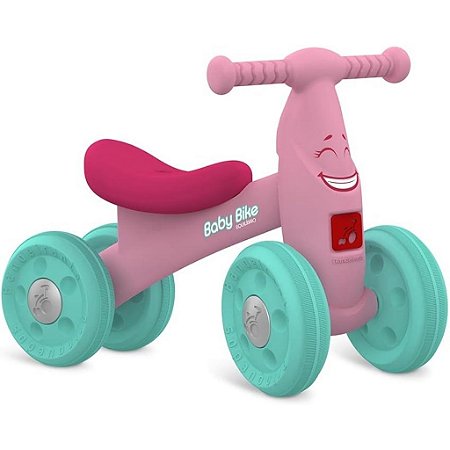 Baby Bike De Equilíbrio Bandeirante Rosa
