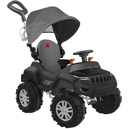 Super Banjipe Bandeirante Reclinável Com Capota Preto