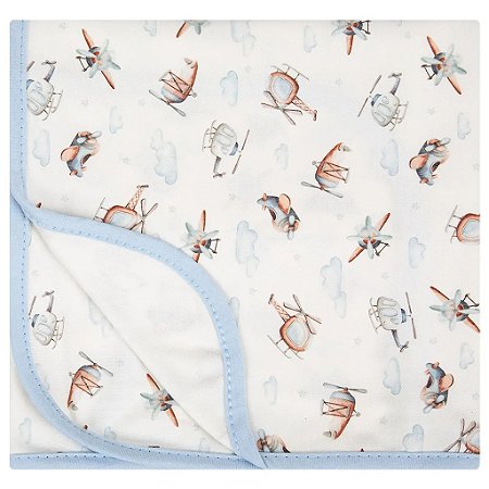 Cueiro Hug Aviões Azul