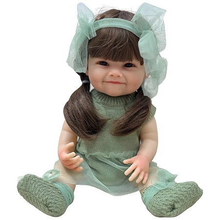 Boneca Bebê Reborn Shiny Toys Laura Baby Dani