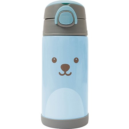 Copo Térmico Buba Parede Dupla Gumy Azul 400ml