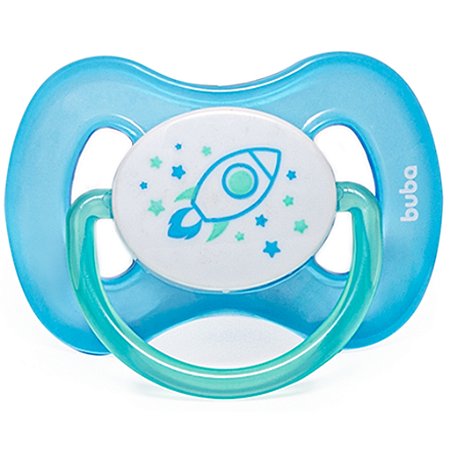 Chupeta Buba Comfort Tam. 2 Noturna Foguete (+6m)