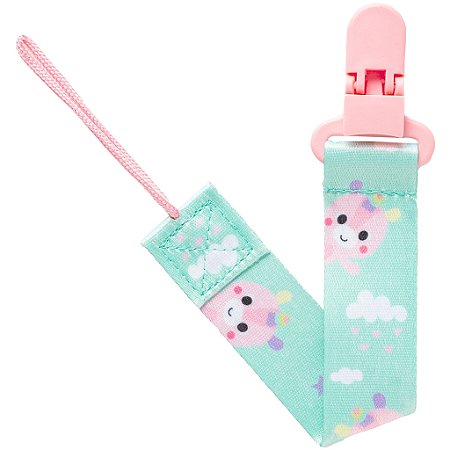 Prendedor De Chupeta Buba Zoo Unicórnio Rosa (+3m)