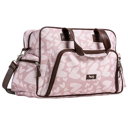 Bolsa Maternidade Hug Coração Grande Rosa