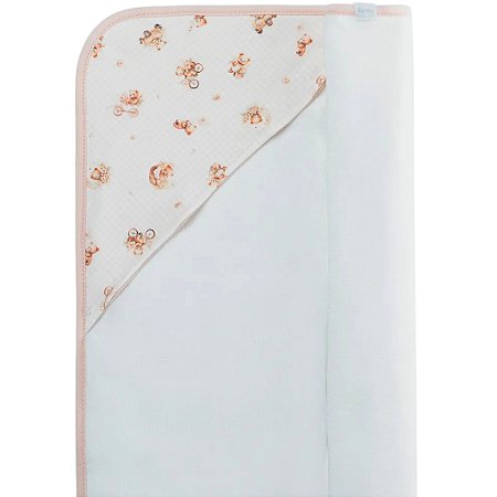 Toalha de Banho Infantil Hug New Baby Rosa Pêssego