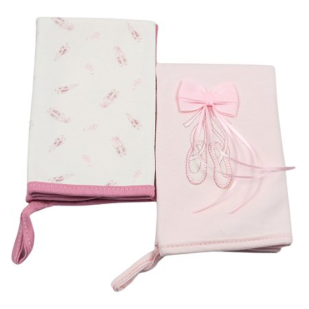 Kit Com 2 Babinhas Hug Made Of Magic Rosa