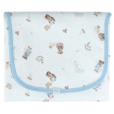Trocador Portátil Hug Urso Sweet Dreams Azul