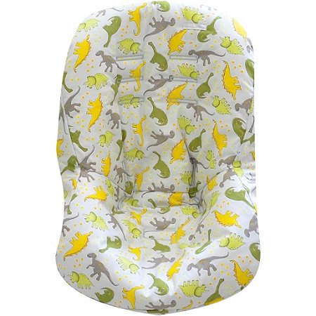 Capa Para Bebê Conforto Minha Casa Baby Dinos Cinza