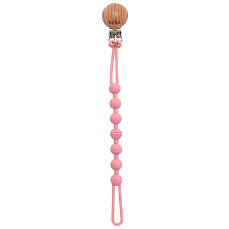 Prendedor de Chupeta Buba Silicone Rosa