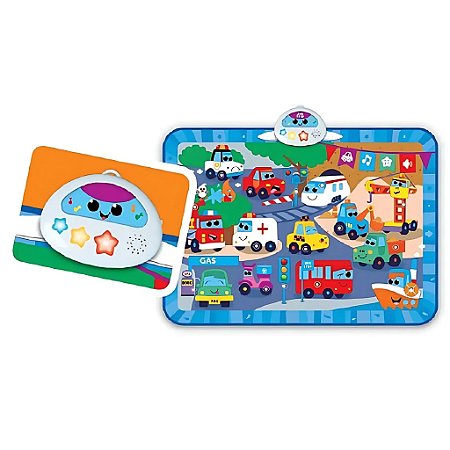 Tapete Infantil Shiny Toys com Luz e Som Cidade