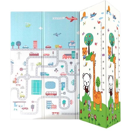 Tapete De Atividades Shiny Toys Pista De Carrinho Zoo