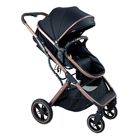 Carrinho de Bebê Galzerano Zoe Preto Cobre (0 a 15 kg)