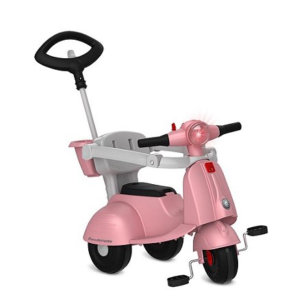 Triciclo Banderetta Bandeirante Passeio e Pedal Rosa