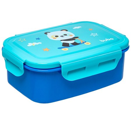 Bento Box Buba Zoo Panda Inox Com Antivazamento 600ml