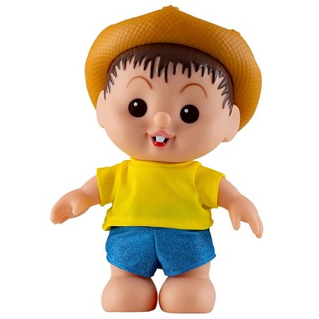 Boneco Chico Bento Baby Brink Iti Malia Turma da Mônica