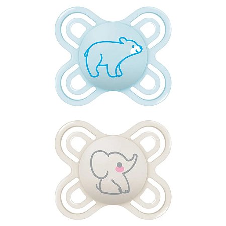 Chupeta MAM Perfect Start (0-2M) Urso e Elefante