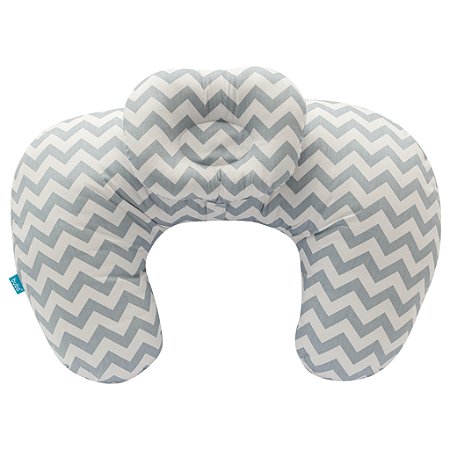 Almofada de Amamentação Buba Com Travesseiro Cinza