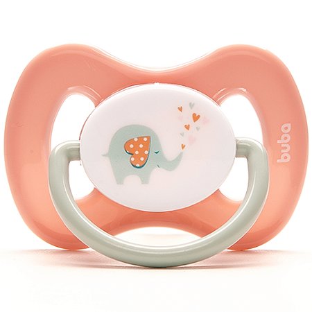 Chupeta Buba Comfort Tam. 2 Elefantinho Rosa (+6 meses)