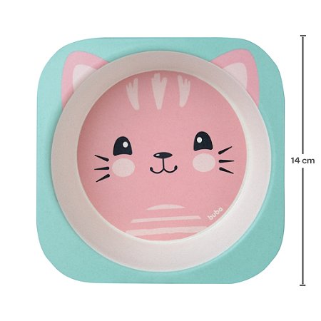 Kit Refeição Buba Bambu Gatinho