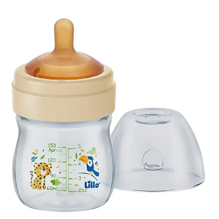 Mamadeira Lillo Super Evolution Látex 150ml Neutra (+0 meses)