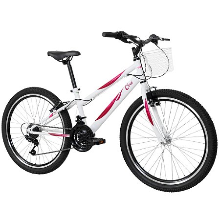 Bicicleta Infantil Caloi Ceci Aro 24 Branco