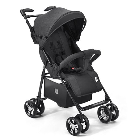 Carrinho de Bebê Multikids Baby Flick Preto (0 a 15 kg)
