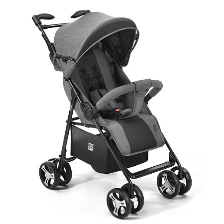 Carrinho de Bebê Multikids Baby Flick Cinza (0 a 15 kg)
