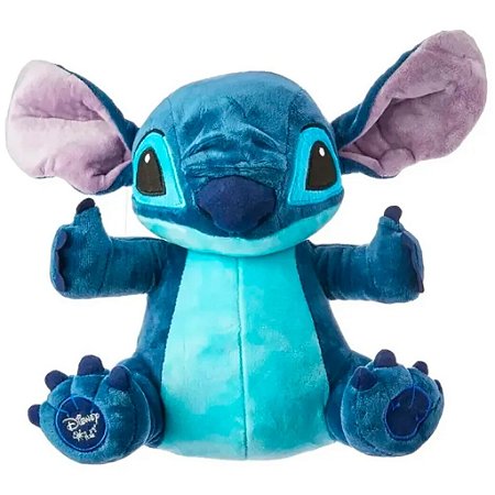 Pelúcia Stitch Multikids Clássico com Mecanismo Luz e Som 30 cm