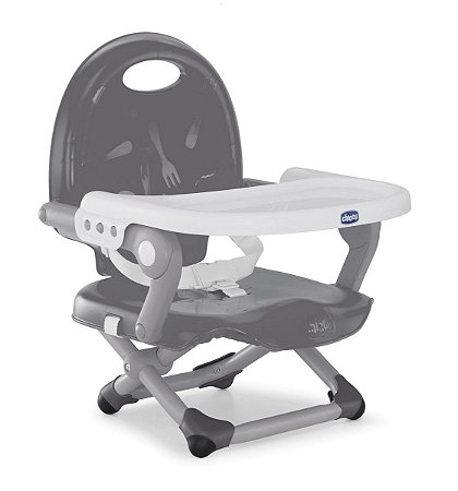 Cadeira de Alimentação Pocket Snack Portátil (até 15 kg) - Grey - Chicco