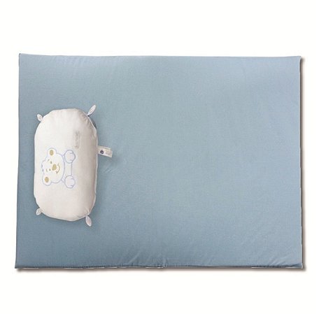 Colchonete com Naninha Forra Baby - Azul - Minha Casa Baby